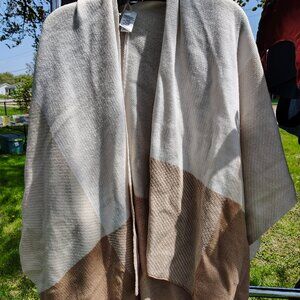 Oversized Plaid Layering Wrap